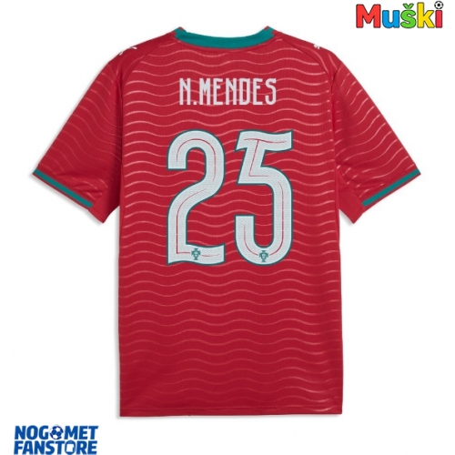Portugal Nuno Mendes #25 Domaci Dres SP 2026 Kratak Rukav